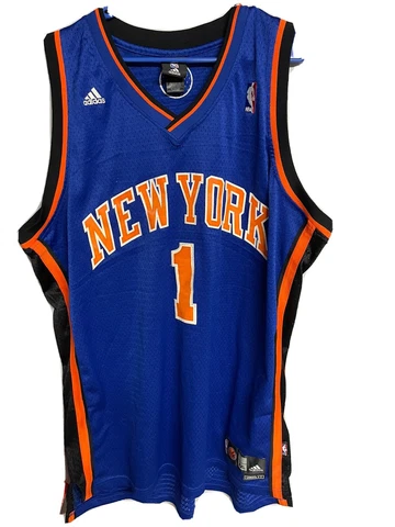 Rare Vintage Adidas NBA New York Knicks Steve Francis Basketball Jersey 2XL Cover