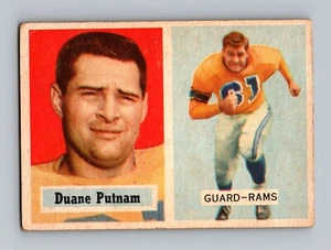 1957 Topps #87 Duane Putnam VG-VGEX Vintage Football Karte - Bild 1 von 2