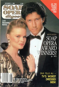 SOAP OPERA DIGEST December 2 1986 Patsy Pease Charles Shaughnessy Hunt Block - Bild 1 von 3