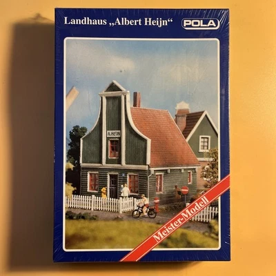 Pola scala H0 506 kit di montaggio casa di campagna "Albert Heijn" non montato in confezione originale - Immagine 1 di 2