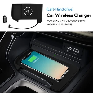 For Lexus NX 250/350h/450h 2022-25 Wireless Charger Pad Phone Fast Charging Mat - Picture 1 of 9