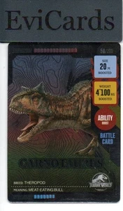 Carnotaurus - Nr. 58/200 - Silver Rare - Jurassic World Roar! - Picture 1 of 1