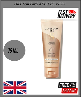 PZ CUSSONS BEAUTY Sanctuary Spa Heel Balm, No Mineral Oil, Cruelty Free and Vegan Shea Butt, 75 ML