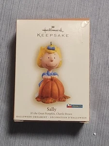 Hallmark Peanuts It's the Great Pumpkin 2006 Sally OrnamentHas A Chip - Bild 1 von 4