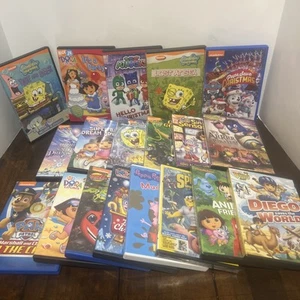 Lot of 20 Nick Jr. Nickelodeon Dora Paw Patrol Peppa Pig Diego PJ Masks Kids DVD - Picture 1 of 2