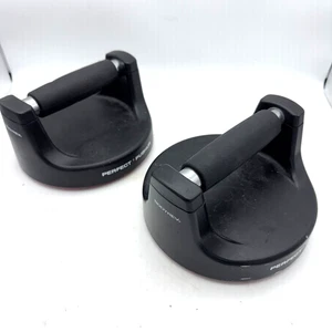 Perfekter Liegestütz drehbare Griffe von BodyRev schwarz rot Paar Oberkörpertrainer - Bild 1 von 4