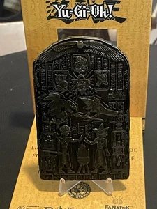 Yu-Gi-Oh! Tablet Of Lost Memories Ltd. Ed. Metal Plaque Ingot w/display stand - Picture 1 of 12