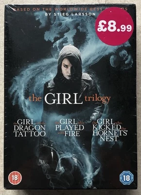 The Girl Trilogy DVD (2013) Michael Nyqvist, cert 18 3 discs - New - Sealed - Image 1 of 2