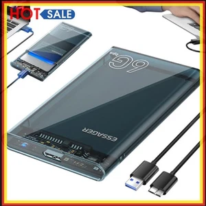 Boîtier de disque dur SATA-Box 2,5 pouces, insert USB 3.0 sans outil pour HDD/SSD - Photo 1/12