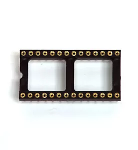 10x DIP IC Innensechskant 2x14P 2x14 28P Schraube Maschine Rundloch 2,54x15,24mm 0,1"x0,6" - Bild 1 von 3