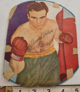 BIG SALE MARCEL CERDAN  HAND SIGNED 1947 RING MAGAZINE COVER WITH  COA - Picture 1 of 9