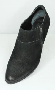 Franco Sarto Greco Botines Botín Para Mujer 8M Negro Cuero Cremallera Lateral Tacón - Imagen 1 de 13