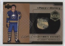 1999-00 Upper Deck Ultimate Victory A Piece of History 500 Gilbert Perreault HOF