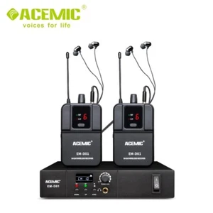 UHF Wireless In Ear Monitor System for Stage Monitoring Performance 2 Receivers - Picture 1 of 6