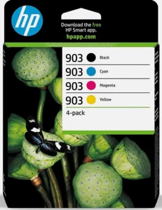 HP 903 Original Druckerpatronen Multipack – Schwarz / Cyan / Magenta / Gelb - Bild 1 von 1