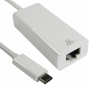 15cm USB 3.1 Tipo C Conector Macho A RJ45 Ethernet Gigabit Adaptador de Cable [ - Imagen 1 de 11