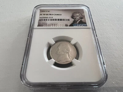 1999-S JEFFERSON NICKELS NGC PF70 ULTRA CAMEO "TOP POP" - Image 1 of 4