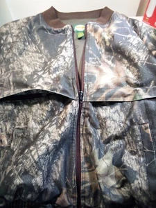 cabelas scent lok Soft Fleece Camo Jacket Vintage Mens Large  P2p24  - Picture 1 of 6