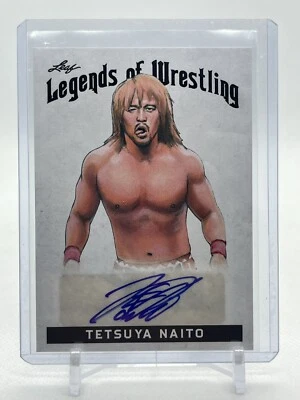 Tetsuya Naito 2018 Leaf Legends Of Wrestling autógrafo automático Foto 1 de 2