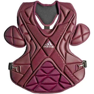 Protector de pecho Adidas Pro Series Catchers 16" 2.0 S99088 granate venta al por menor $140 NUEVO Foto 1 de 4