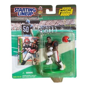 1999 2000 Starting Lineup Corey Dillon Football Action Figure Card Bengals