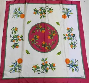 FOULARD 100% PURA SETA SILK SOIE VINTAGE DONNA (292) 84cm x 88cm - Bild 1 von 4