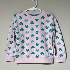 Wonder Nation Toddler Girl St Patrick’s Day Long Sleeve Shirt Size 3T. NWT! - Picture 1 of 5