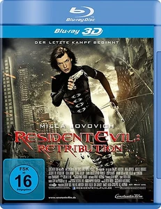 RESIDENT EVIL RETRIBUTION(SINGLE 3D)Milla Jovovich,Michelle Rodriguez BLURAY NEU - Bild 1 von 5