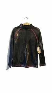Mossy Oak Camo Pullover Jacket Hot Pink Stitching Logo Large 12-14. NWT - Picture 1 of 11