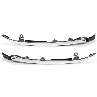 Parachoques delantero 2 piezas para Honda Accord 2018-2020 rejilla cromo moldura faros moldura Foto 1 de 4