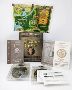 Baldur's Gate + Tales of the Sword Coast PC in RARE Japanese JAPAN Big Box! - Picture 1 of 11