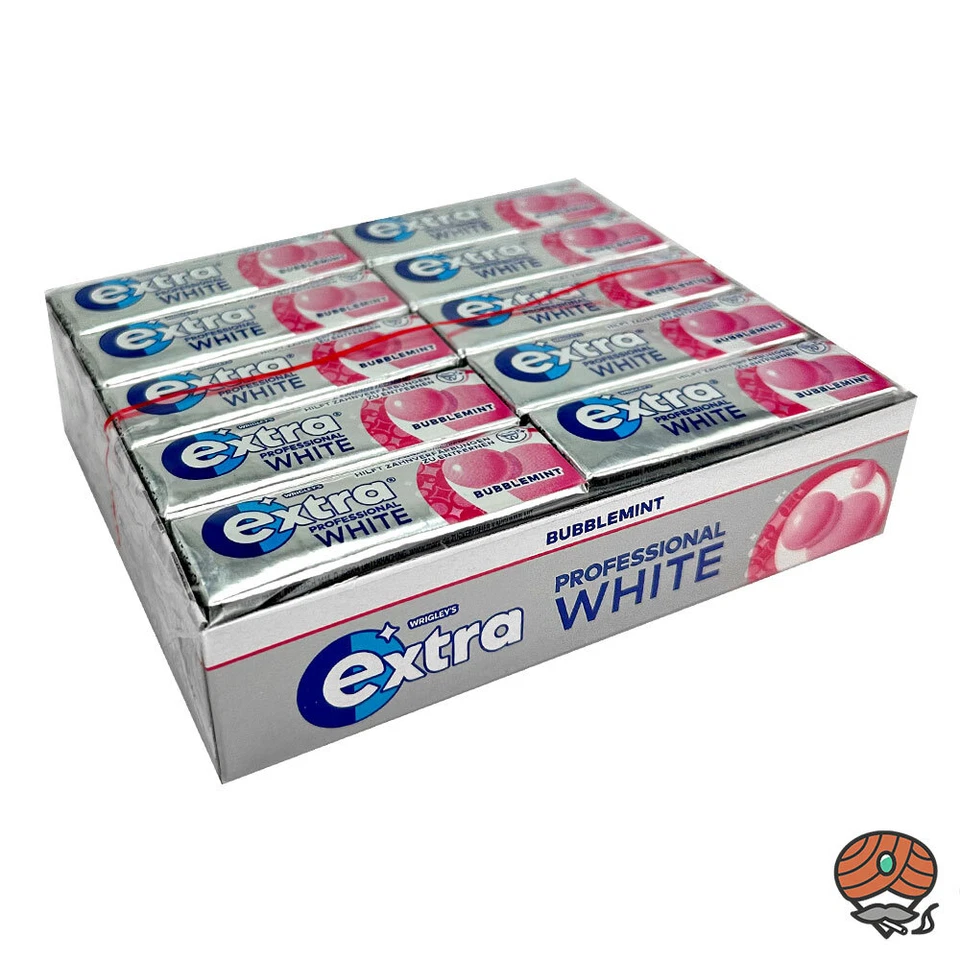 Wrigley´s Extra Professional White Bubblemint Kaugummi 30x 14g - Bild 1 von 1