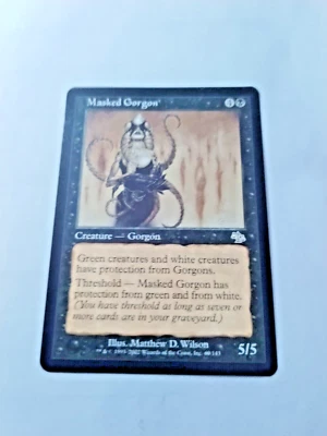 MTG Masked Gorgon Judgment 69/143 Regular Rare - Uncirculated - Image 1 of 3