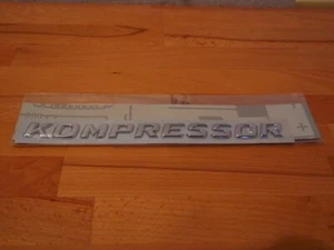 Original Mercedes Benz SLK CLK SL CLS C E Klasse Kompressor Emblem Abzeichen - Bild 1 von 2