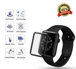 3D Tempered Glass Screen Protector For iWatch Apple Watch 5/6 40/44mm - Picture 1 of 4