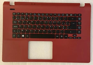 Clavier Azerty Belge Acer Aspire ES1-520 6B.G2NN2.012 TOPCASE Rouge - Photo 1/3