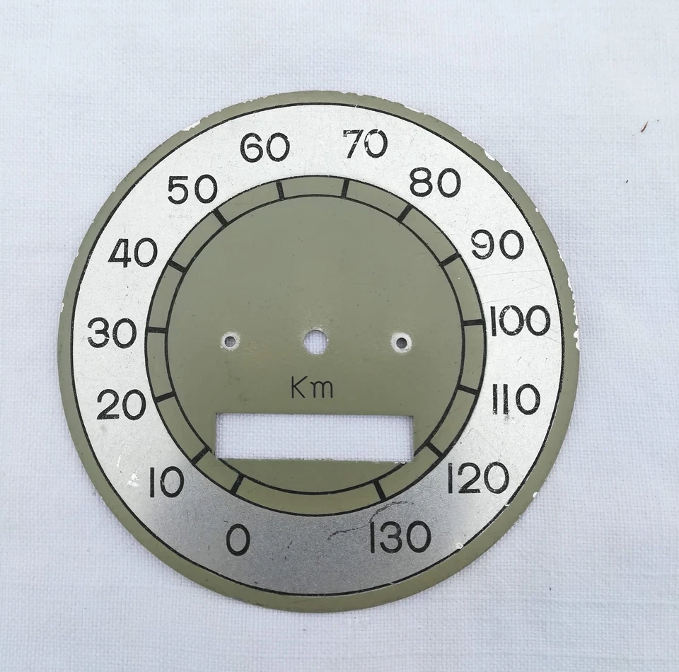 QUADRANTE CONTACHILOMETRI KM/H 130 FIAT ALFA ROMEO DIAL ODOMETER SPEEDOMETER - Immagine 1 di 1