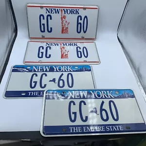 NEW YORK - THE EMPIRE STATE NUMMERNSCHILD PAAR 2 Sets Gc 60 Freiheitsstatue - Bild 1 von 5