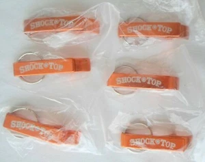 6 ABRIDORES DE BOTELLAS DE CERVEZA DE CHOQUE LLAVERO Naranja NUEVO ENVÍO GRATUITO - Imagen 1 de 1