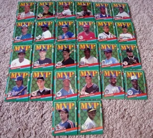 1991 Donruss MLB Baseball MVP complete 26 card subset GRIFFEY CLEMENS BRETT + - Bild 1 von 3