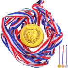  9 Pcs Lustiges Medaillenmodell Aus Metall Fußball Basketball-Trophäe Kind Die