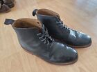 Grenson Black Goodyear Welt Leather Sole Boots Mens Size 9 G