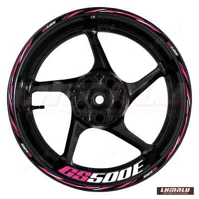 For SUZUKI GS500E GS 500E  Waterproof Decal Wheel Reflective RIM Stickers Foto 1 de 4