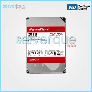 Western Digital Red Pro 20TB SATA 6Gbps 512MB 7.2K 3.5" WD201KFGX Internal HDD - Picture 1 of 3