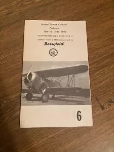 United States Official Colours 1919-1939-1940 - Foto 1 di 1