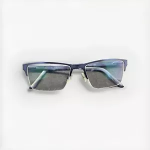 Perry Ellis Eyeglasses Frames PE397-3 Blue White Clear Rectangular 55-18-145 - Foto 1 di 6
