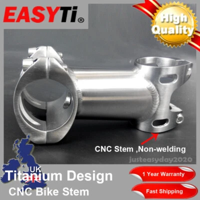 CNC Integrated Titanium Stem 25.4/31.8mm1-1/8"For Road&Mountain Bike/XC/MTB/FR - Image 1 of 4
