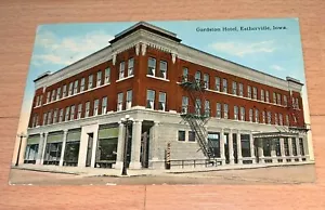 1910er GARDSTON HOTEL, ESTHERVILLE, IOWA Postkarte - Bloom Bros. - Bild 1 von 3