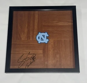 SEAN MAY SIGNED FRAMED 12X12 FLOORBOARD NORTH CAROLINA TAR HEELS PROOF JSA COA - Picture 1 of 2