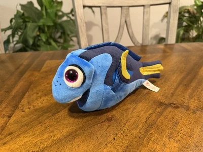 8" TY Sparkle Disney Pixar Finding Dory Blue Tang Fish Plush Bean Stuffed Animal - Image 1 of 3